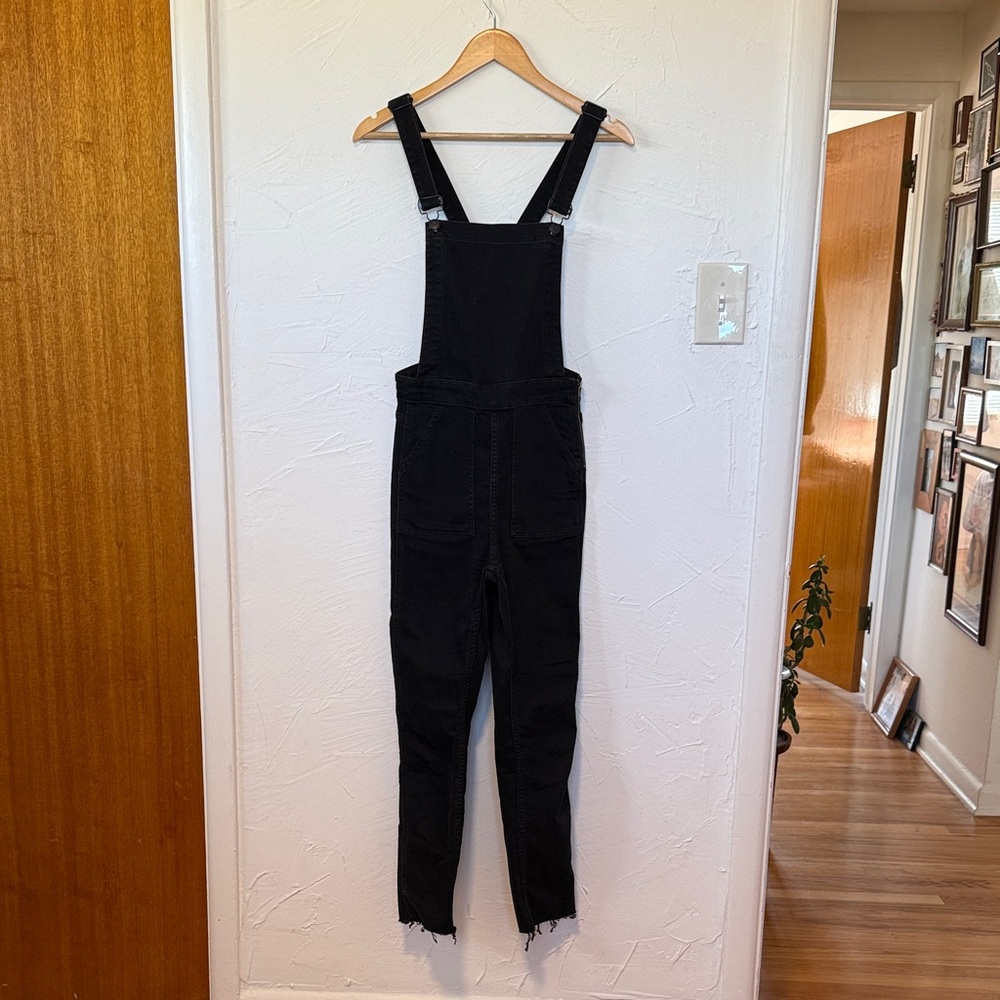 Madewell Women's Black Denim Overalls